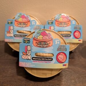 BRAND NEW Crazy Fun Holographic Mystery Squishy Dumpling (PACK OF 3)